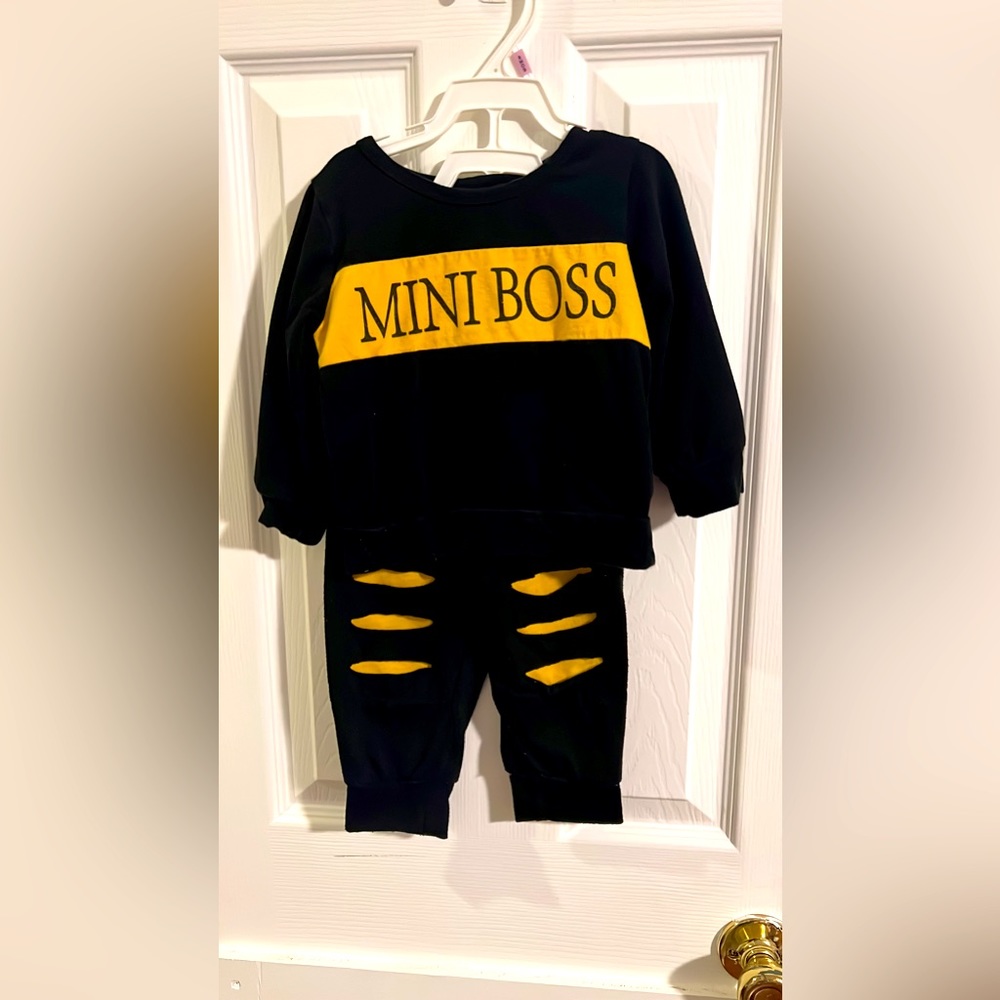 two piece boys outfit